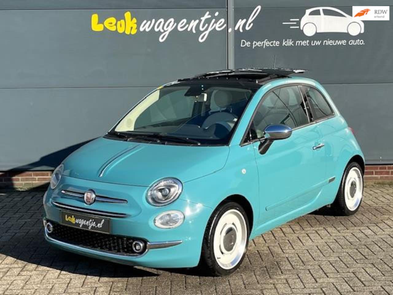 Fiat 500 - 0.9 TwinAir Turbo Anniversario Automaat *schuifdak - AutoWereld.nl