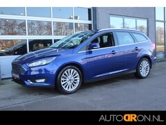 Ford Focus Wagon - 1.0 Ecoboost 126 Pk Titanium Edition Navigatie, Trekhaak, 17 LM, Parkeerhulp etc