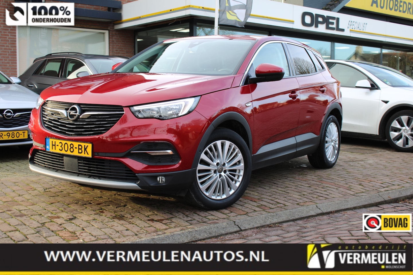 Opel Grandland X - 1.2 Turbo 130PK Innovation 18"/ Navi/ Clima/ Camera/ Cruise/ Trekhaak/ NL auto - AutoWereld.nl