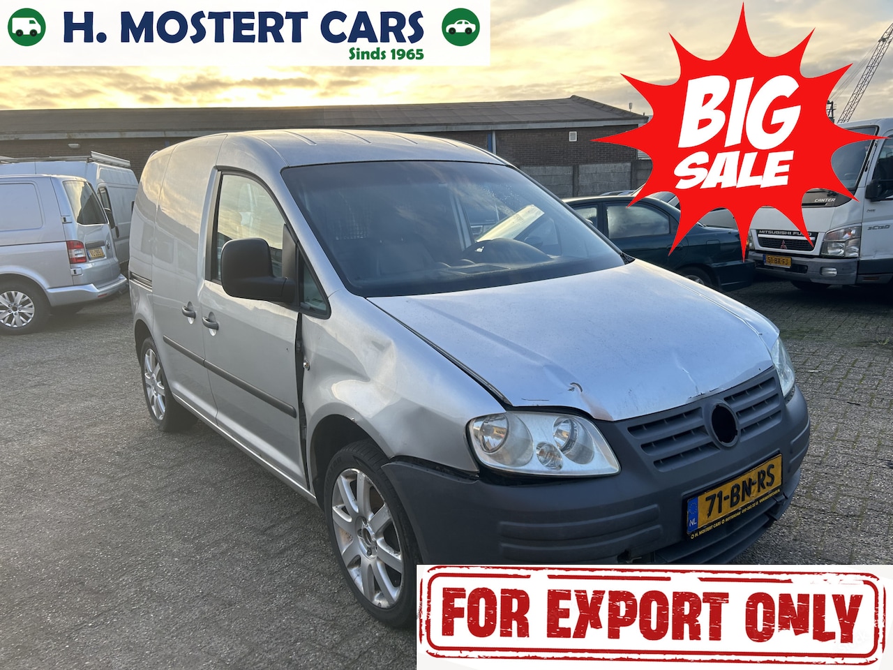 Volkswagen Caddy - 1.9 TDI * RADIATOR LEK *  MOTOR IS GOED *  EXPORT COLLECTIE * - AutoWereld.nl