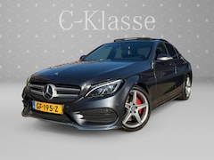 Mercedes-Benz C-klasse - 180 AMG Edition 157pk Aut- Panoramadak I Leer I Navi I Xenon I LMV I Perfecte staat