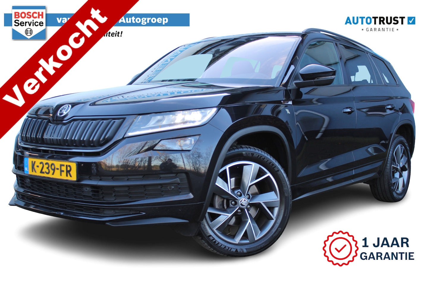 Skoda Kodiaq - 1.5 TSI Sportline Business 7p. | Incl. 12 maanden Garantie | Memory stand bestuurdersstoel - AutoWereld.nl