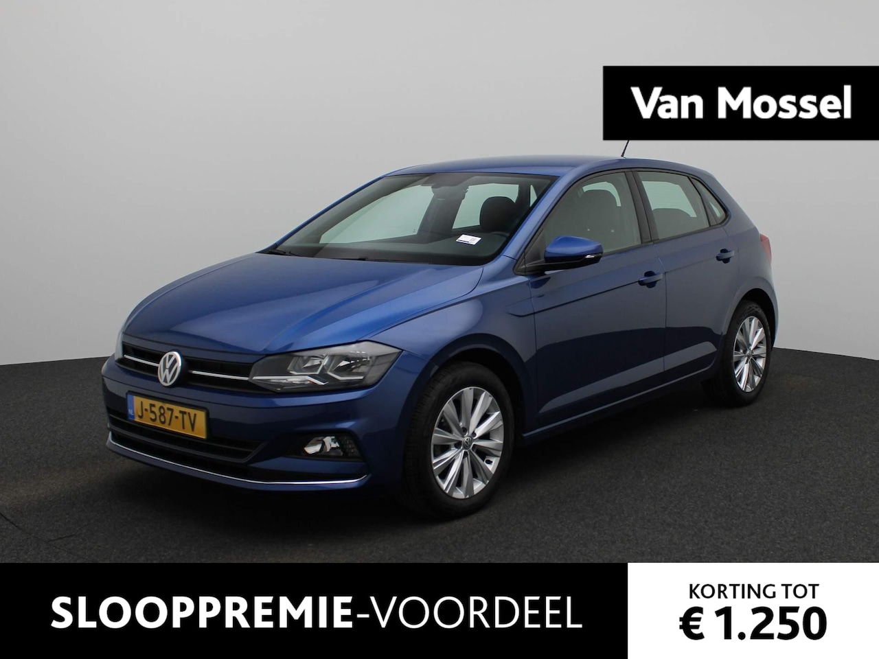 Volkswagen Polo - 1.0 TSI Highline | HALF LEDER | NAVIGATIE | CLIMATE CONTROL | STOELVERWARMING | - AutoWereld.nl