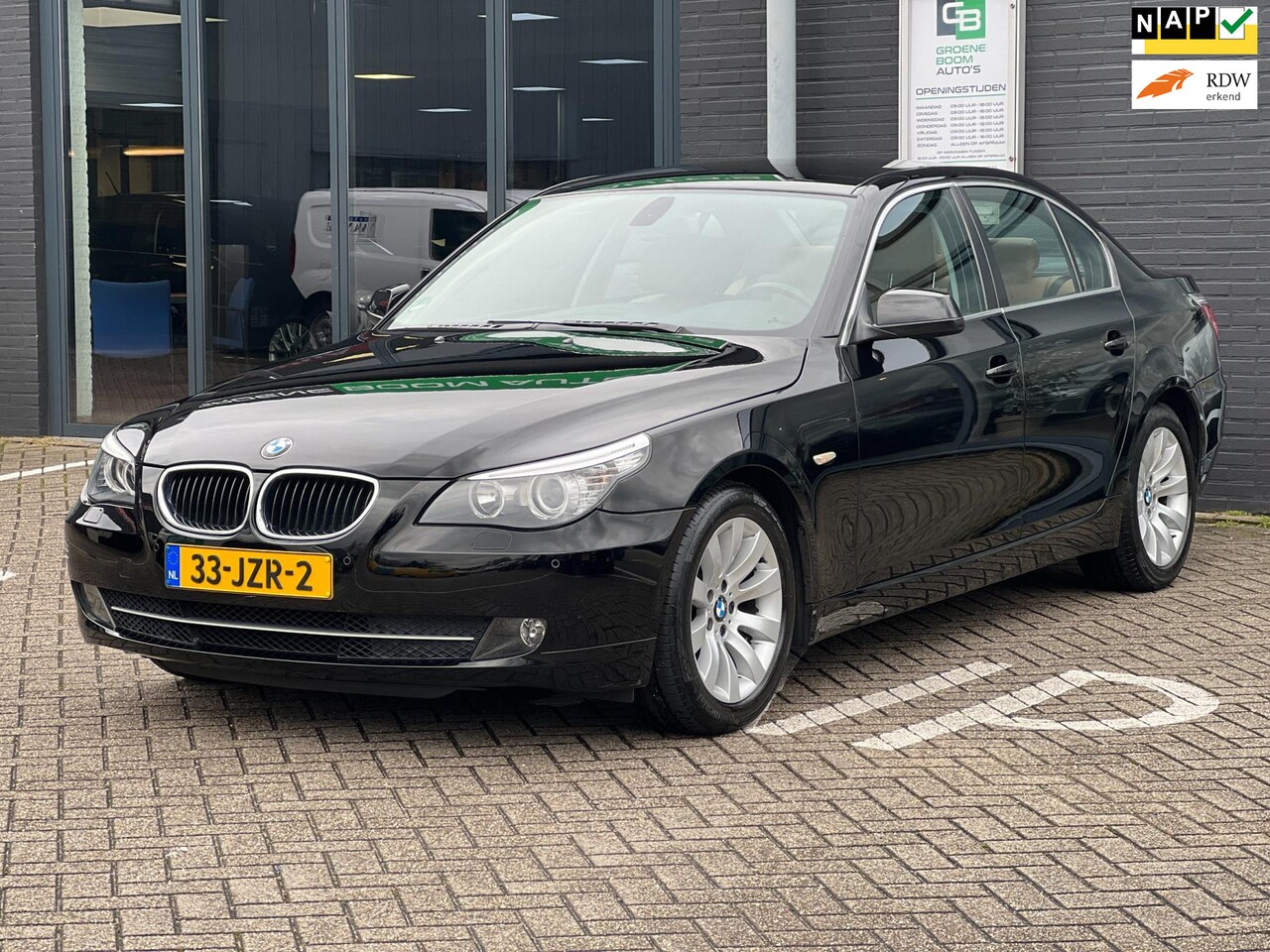 BMW 5-serie - 520i Corporate Lease Business /3E EIG/LEDER/NAVI/XENON/NL AUTO NAP!! - AutoWereld.nl