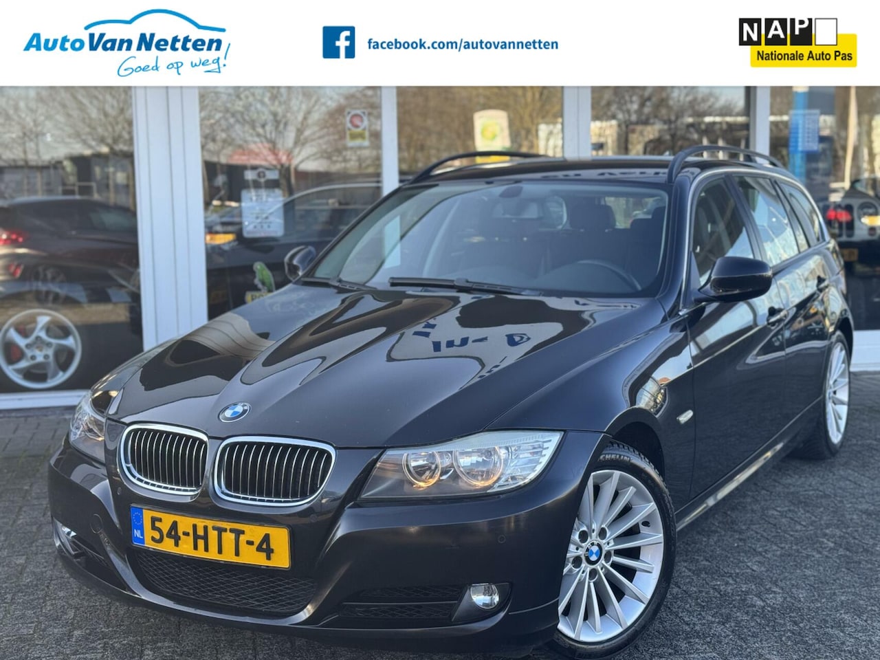 BMW 3-serie Touring - 325i 218pk Automaat, High Executive, Dvd groot Navi, CLima,Cruise, - AutoWereld.nl