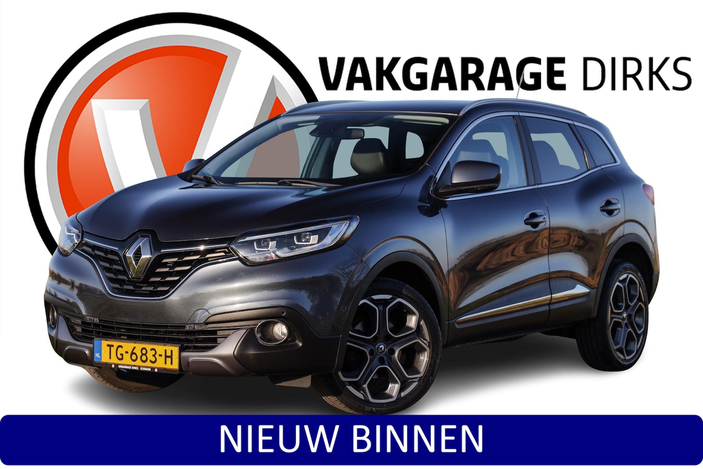 Renault Kadjar - 1.2 TCe Bose ✅ Leder ✅ Stoelverwarming ✅ Carplay - AutoWereld.nl