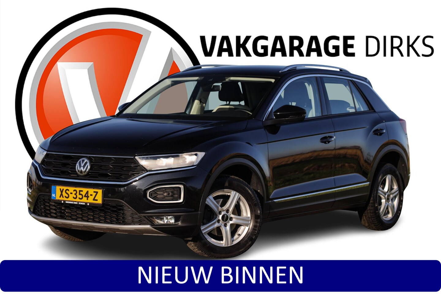 Volkswagen T-Roc - 1.5 TSI Sport ✅ LED ✅ ACC ✅ Carplay - AutoWereld.nl