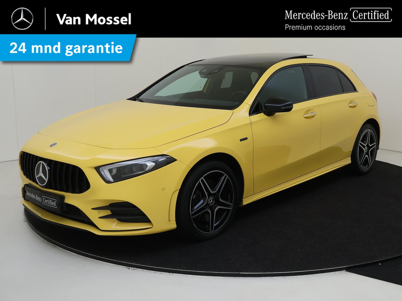 Mercedes-Benz A-klasse - 250 e Business Solution AMG Limited / Premium Plus/ Panoramadak/ Night/ Sfeerverlichting - AutoWereld.nl