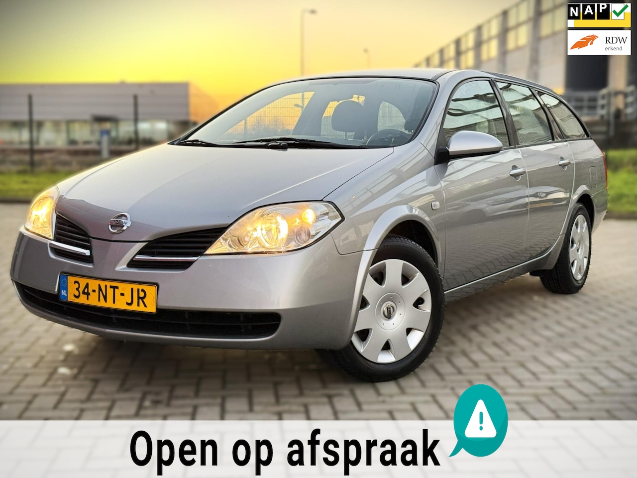 Nissan Primera Estate - 1.8 Visia Camera APK 02/2026 Cruise Airco - AutoWereld.nl