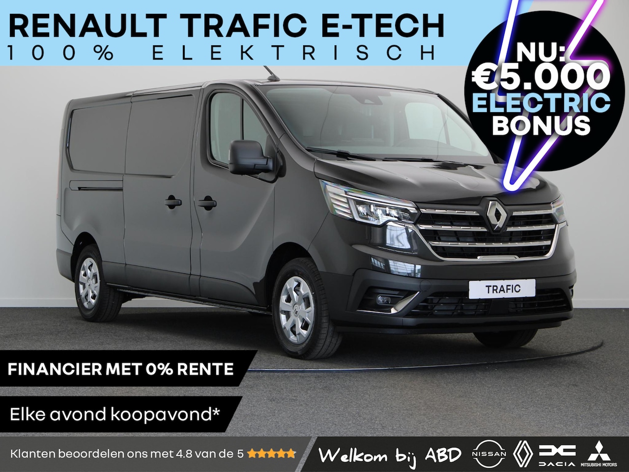 Renault Trafic E-Tech - T29 L2H1 Comfort 52 kWh | Parkeersensoren rondom | Achteruitrijcamera | Laadruimtepakket | - AutoWereld.nl