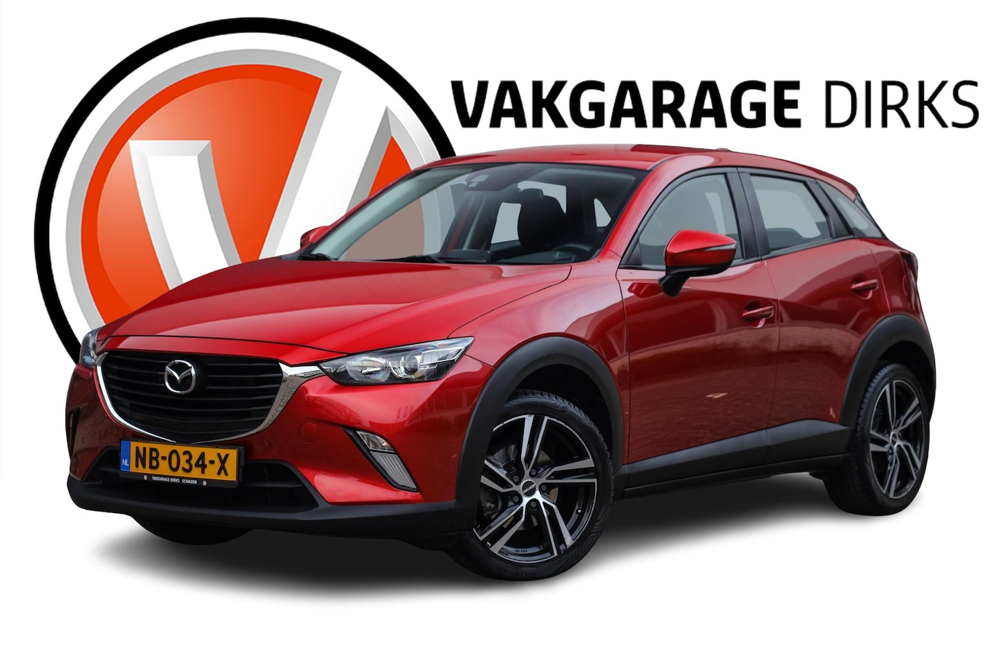 Mazda CX-3 - 2.0 SkyActiv-G 120 TS ✅ Navi ✅ 18 inch ✅ Trekhaak - AutoWereld.nl