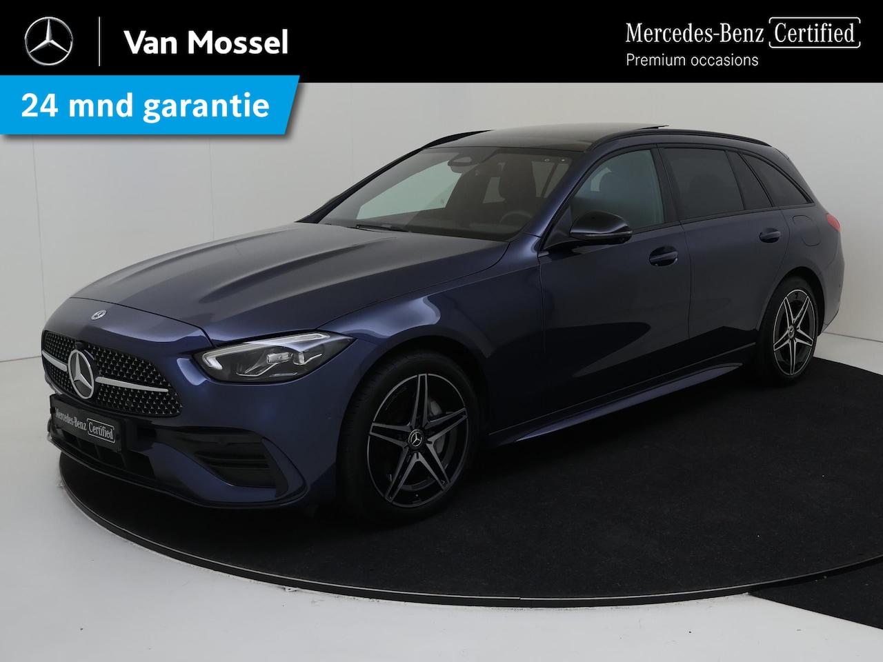 Mercedes-Benz C-klasse - 300 e AMG Line NIGHT / 360 Camera / Panoramadak / 18" - AutoWereld.nl