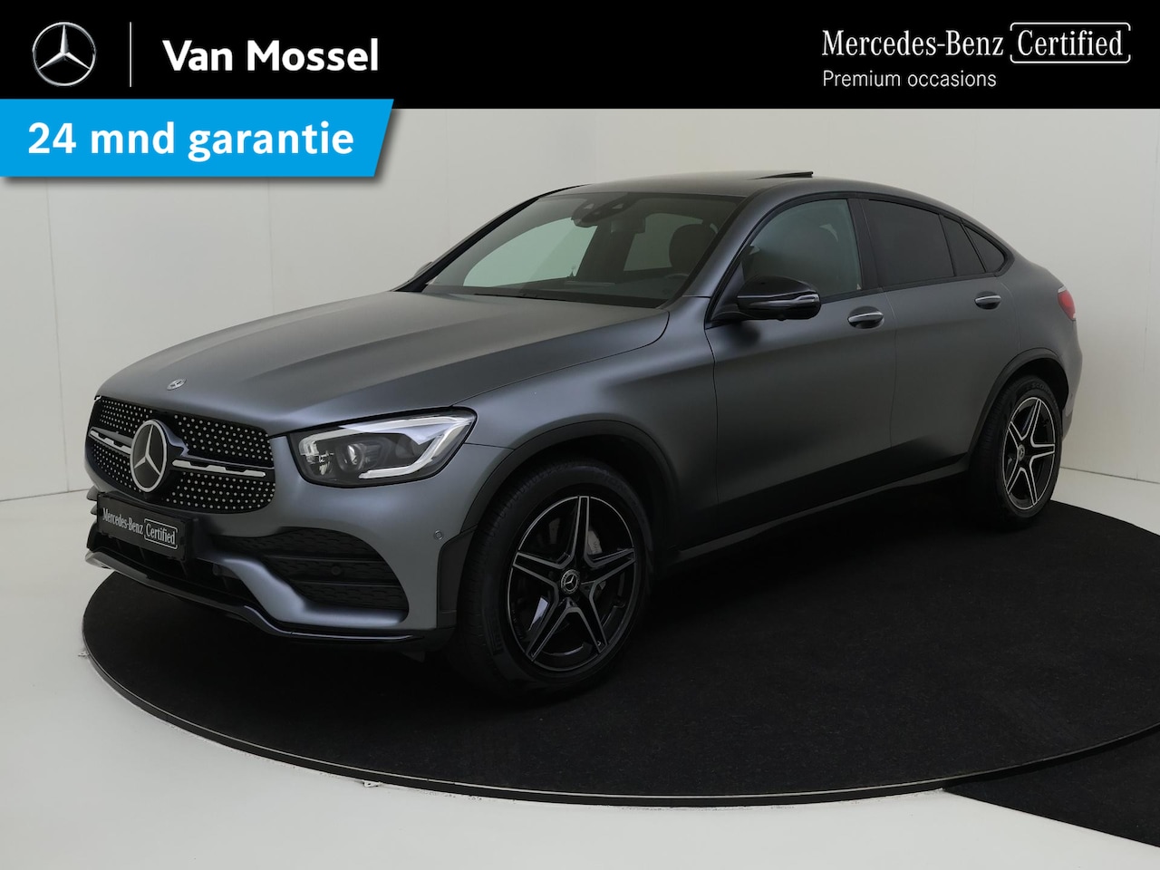 Mercedes-Benz GLC-klasse Coupé - 200 Premium Plus / AMG/ Night/ Schuifdak/ Burmester/ DISTRONIC - AutoWereld.nl