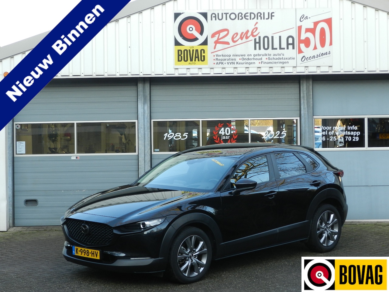 Mazda CX-30 - Skyactive-G M Hybrid Comfort Luxury Automaat Carplay 360Camera Head up displ Leer 18LMV Bo - AutoWereld.nl