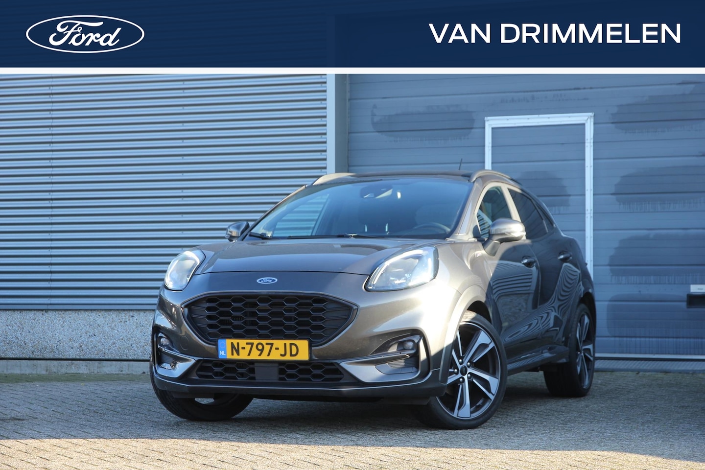 Ford Puma - 1.0i Ecoboost 125pk ST-Line 'Magnetic Grey' | Winterpack | Privacy Glass | Rijklaar! - AutoWereld.nl