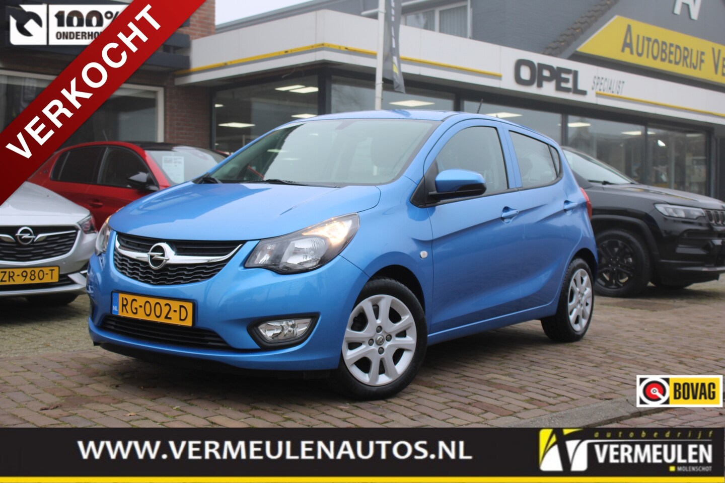 Opel Karl - 1.0 ecoFLEX 75PK Edition + Airco/ Cruise/ PDC/ Bluetooth/ NL auto - AutoWereld.nl