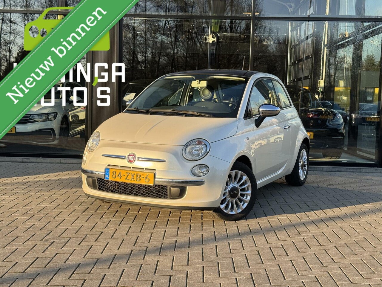 Fiat 500 - 0.9 TwinAir Lounge | Dak | Airco | Lichtmetaal - AutoWereld.nl