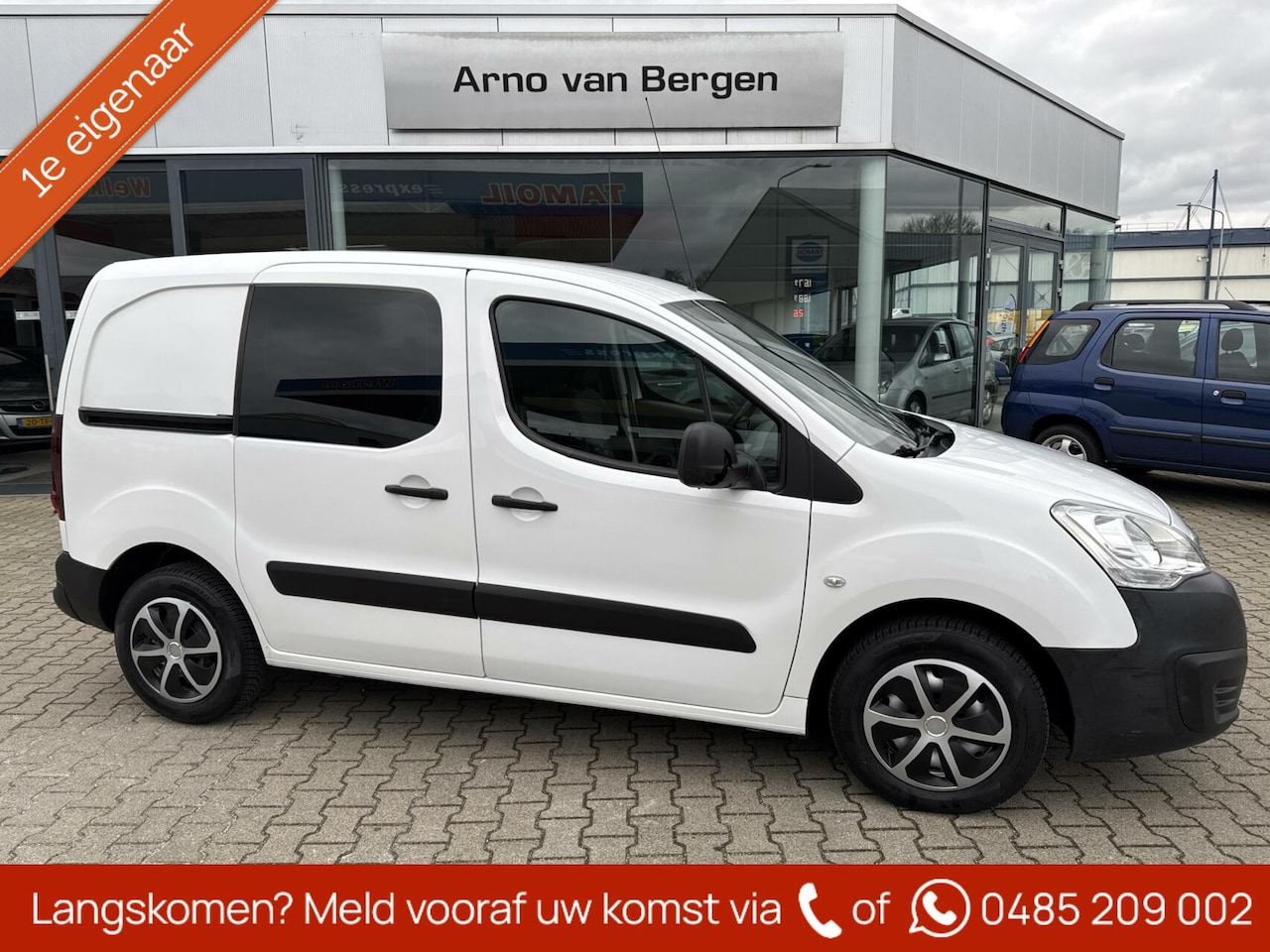 Peugeot Partner - bestel 120 1.6 BlueHDi 75 L1 Pro, airco, pdc, goed onderhouden van 1e eigenaar. - AutoWereld.nl