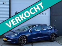 Tesla Model 3 - Performance AWD 75 kWh FSD 462pk