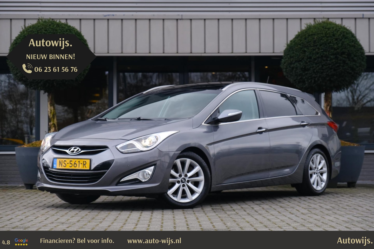 Hyundai i40 Wagon - 2.0 GDI i-Catcher|Leder|Pano|Xenon|Camera|Trekhaak - AutoWereld.nl