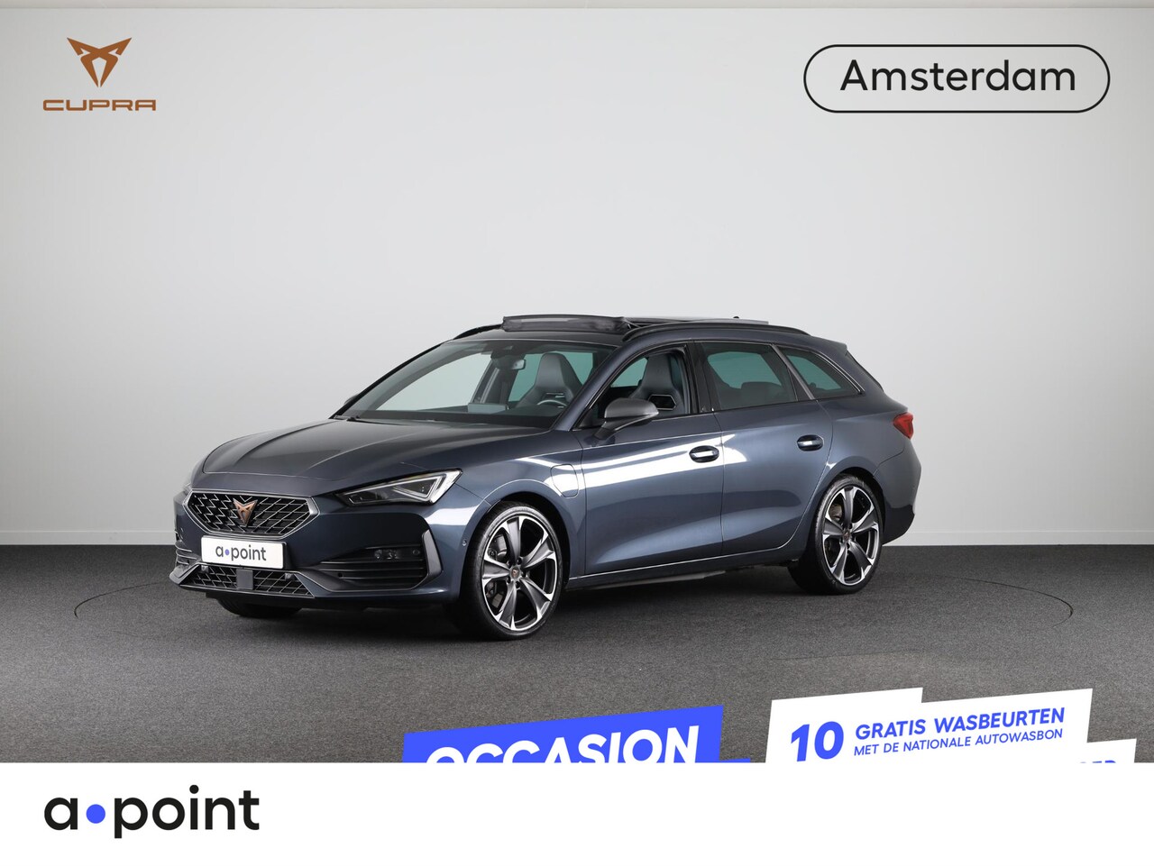 CUPRA Leon Sportstourer - 1.4 e-Hybrid 245 PK PHEV | Panorama dak | Verlengde garantie  | Stoel en Stuur verwarming - AutoWereld.nl