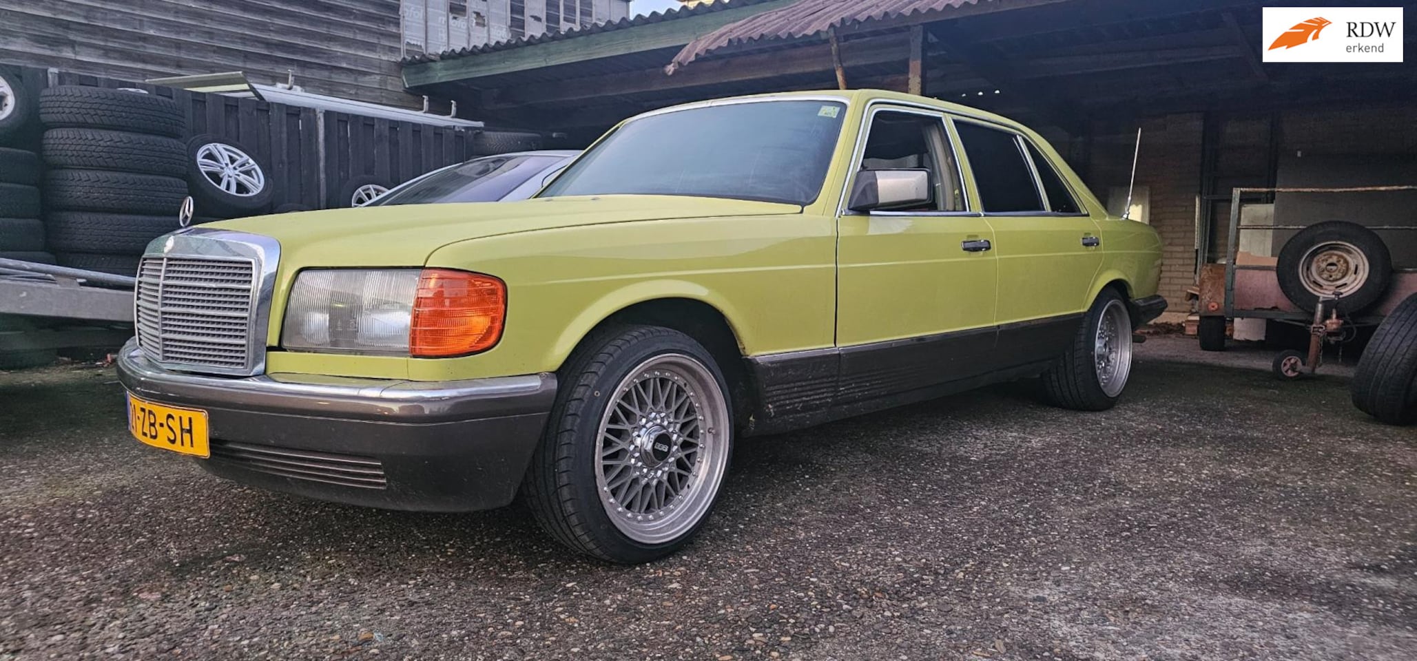 Mercedes-Benz S-klasse - 280 SEL harde body 2jaar apk 43jr oud - AutoWereld.nl