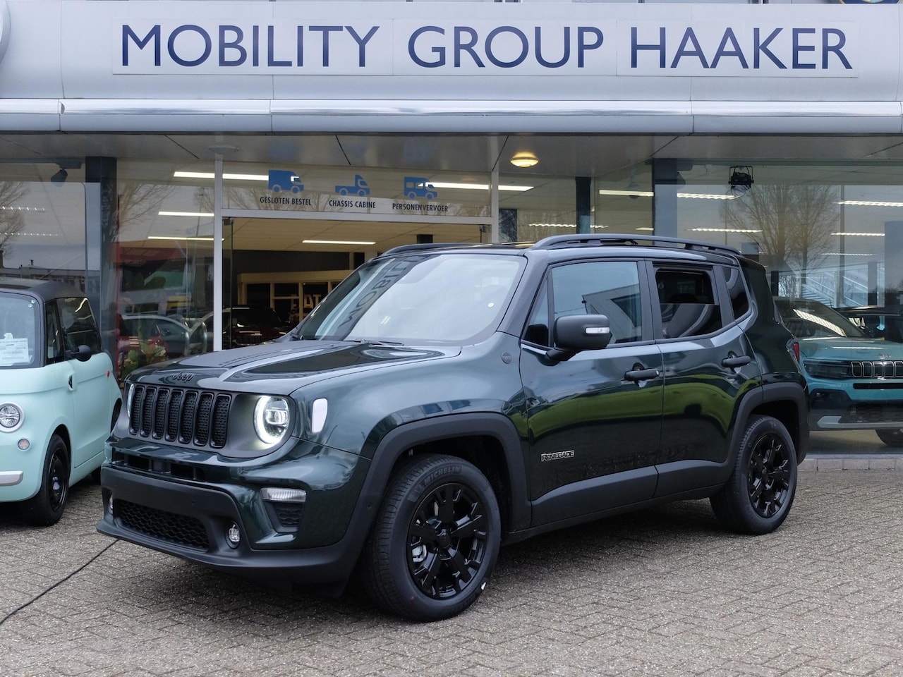 Jeep Renegade - 1.5T e-Hybrid The North Star All NEW I Face Lift I Techno Green - AutoWereld.nl