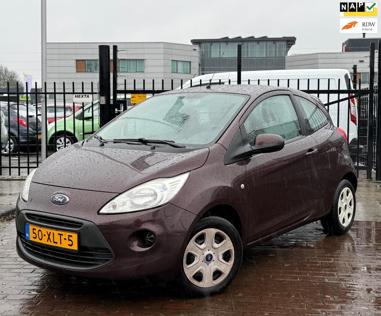 Ford Ka - 1.2 Cool & Sound start/stop 2e Eigenaar,Airco,ElektrischeRamen,DealerOnderhouden,Apk tot 3 - AutoWereld.nl