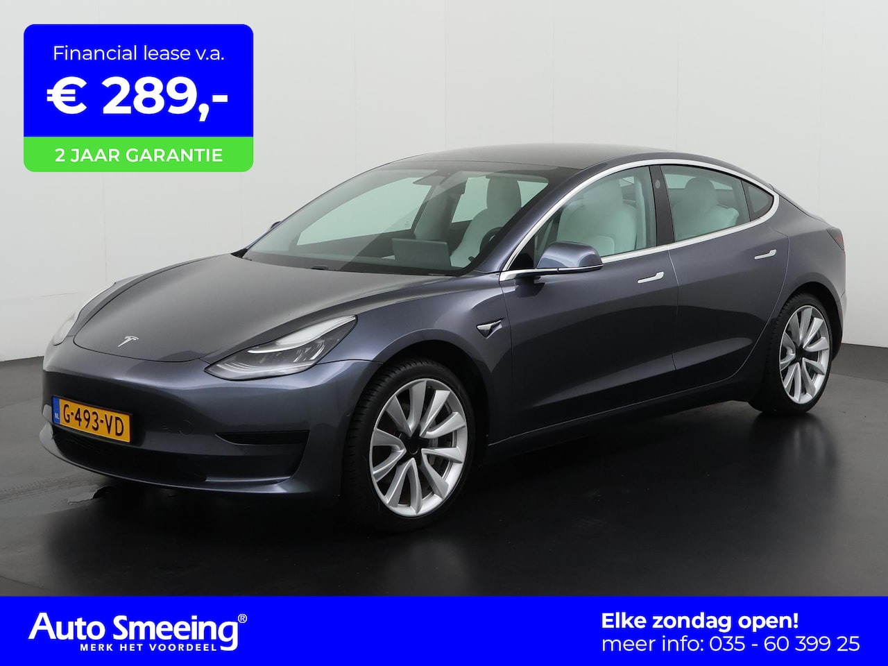 Tesla Model 3 - Standard RWD Plus | Trekhaak | Adaptief Cruise | Camera |  Zondag Open! - AutoWereld.nl