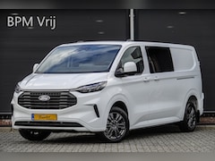 Ford Transit Custom - L2H1 Dubbel Cabine 2.0Tdci 170Pk Aut. | Limited | Achteruitrijcamera | 2xSchuifdeur | 17''