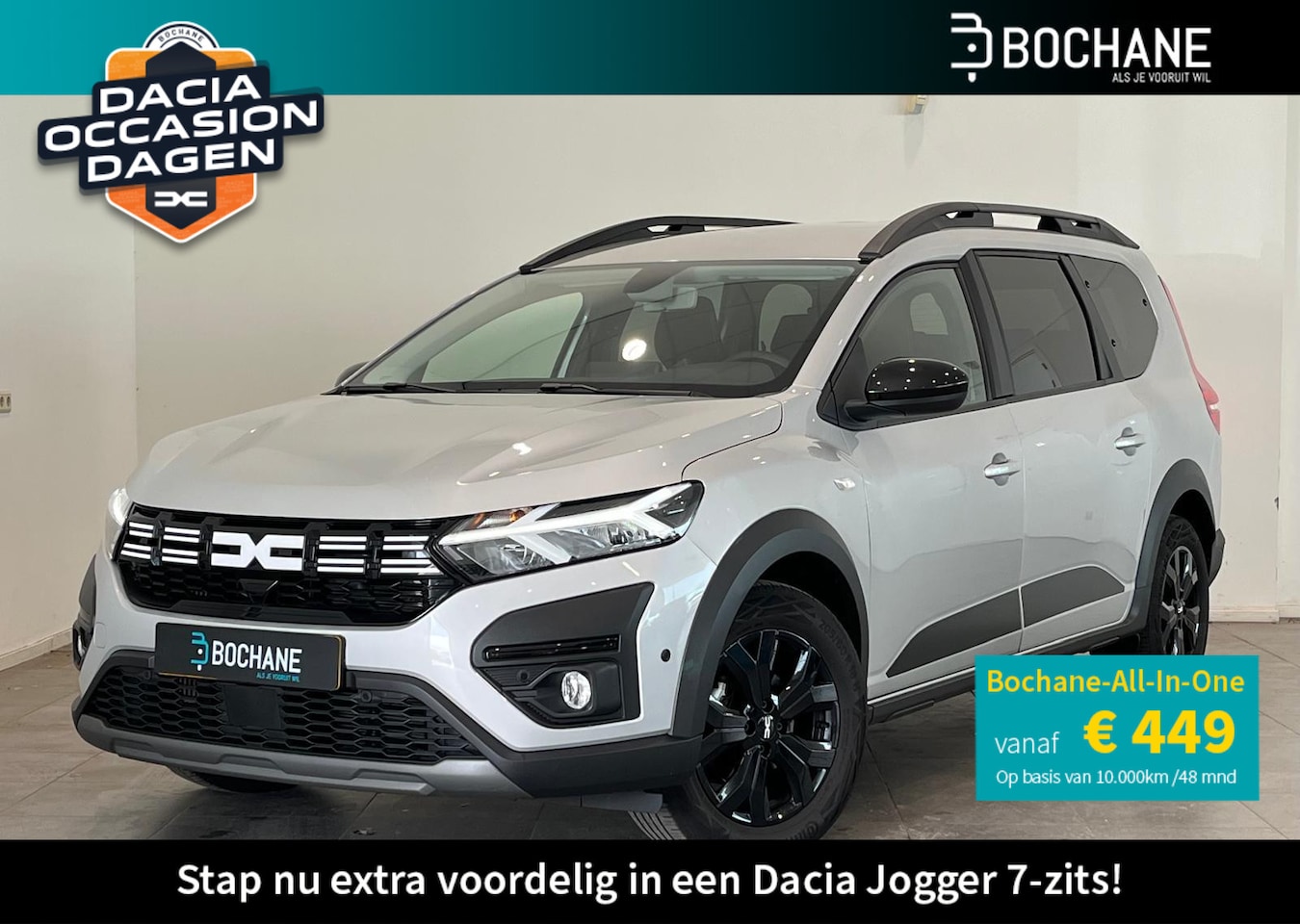 Dacia Jogger - 1.0 TCe 110 Extreme 7p. | 7-persoons | Navigatie | Dodehoekdetectie | Parkeersensoren voor - AutoWereld.nl