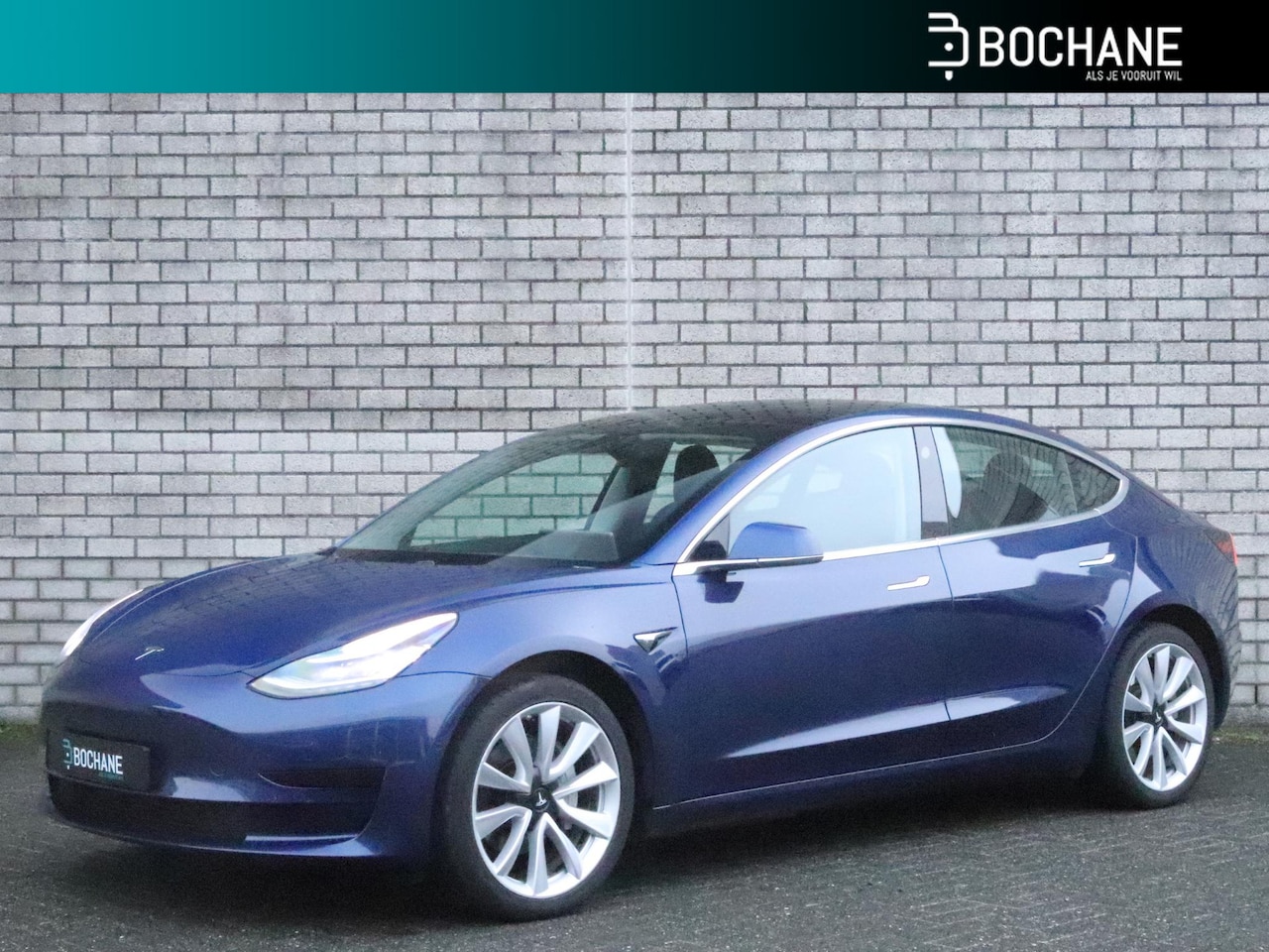 Tesla Model 3 - Standard RWD Plus 60 kWh | Auto-pilot | 19" Licht-Metalen Velgen | - AutoWereld.nl