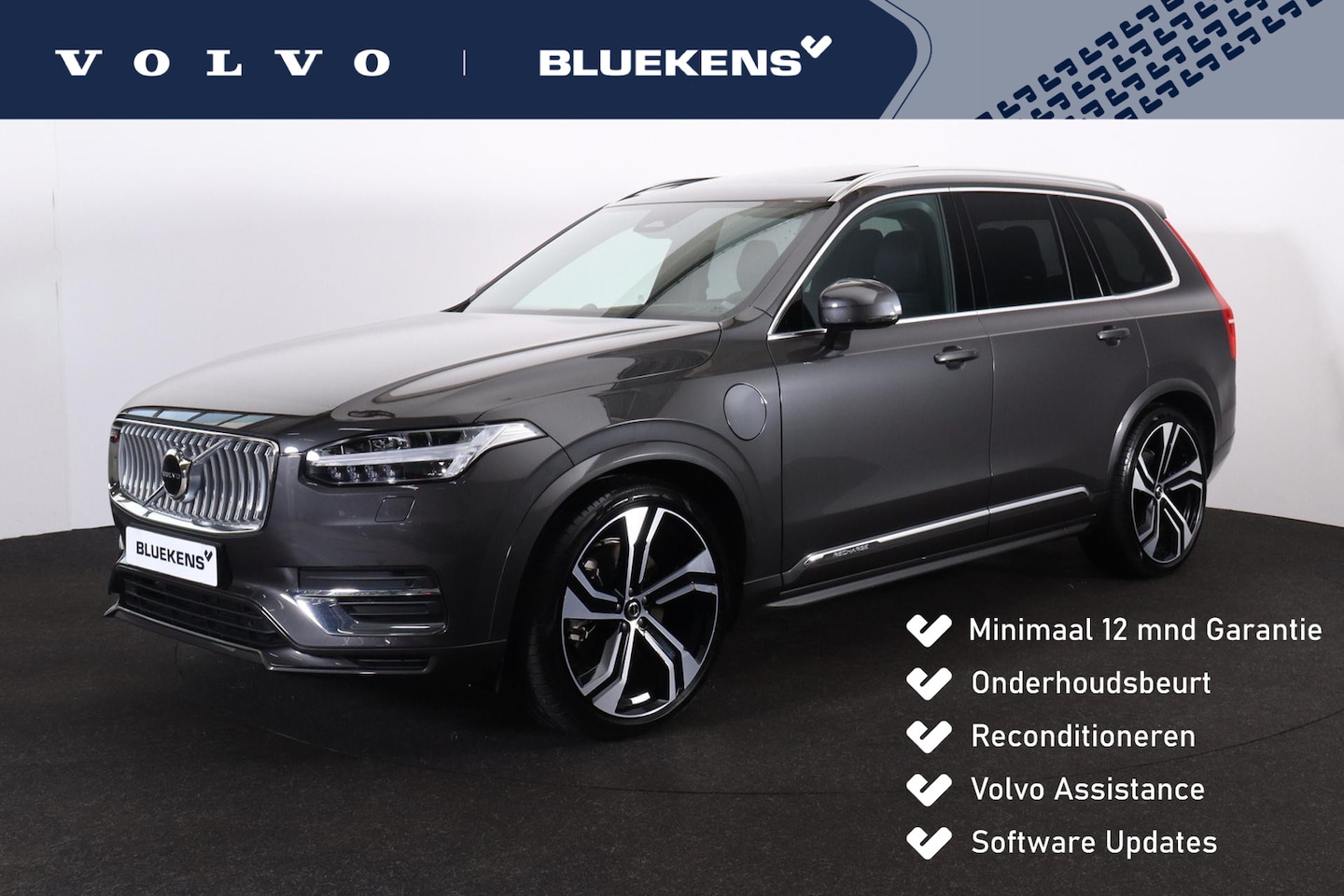 Volvo XC90 - T8 Recharge AWD Ultimate Bright - LONG RANGE - Luchtvering - Panorama/schuifdak - IntelliS - AutoWereld.nl