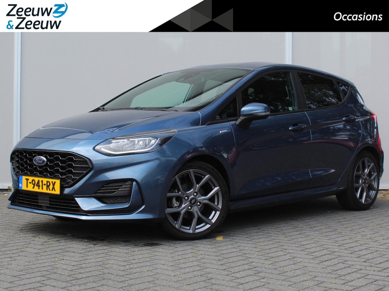 Ford Fiesta - 1.0 EcoBoost Hybrid ST-Line | Climate Control | Parkeersensoren | Led Koplampen  | Apple/A - AutoWereld.nl