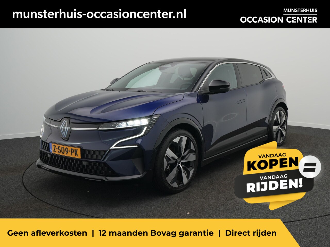 Renault Mégane E-Tech - Comfort Range Techno 60 kWh - Stoel + stuurverwarming - Achteruitrijcamera - Google Maps - AutoWereld.nl