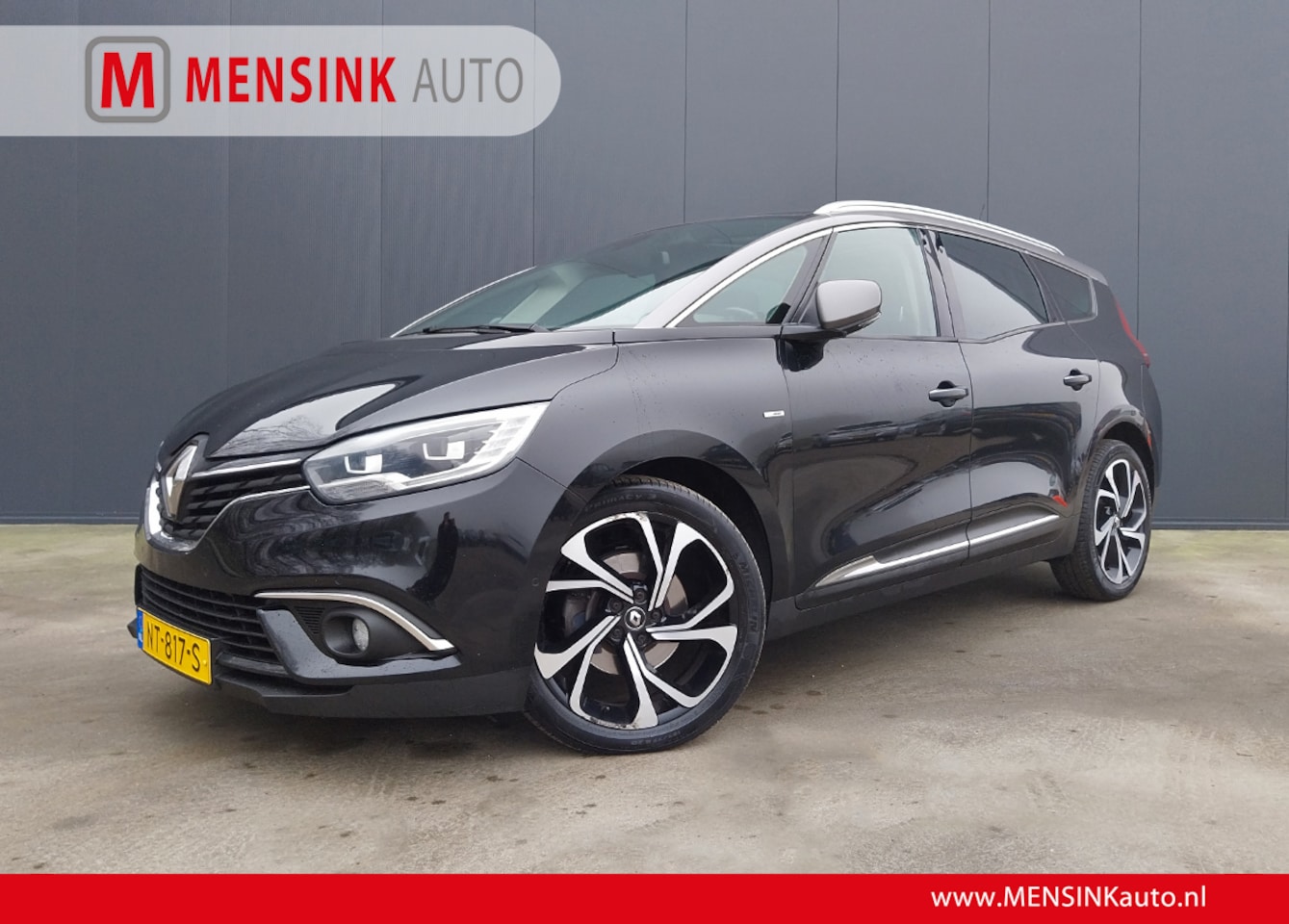 Renault Grand Scénic - 1.2 TCe Bose 7p. PANO DAK CAMERA PARK ASSIST HALF LEER FULL LED NAVI CRUISE ECC - AutoWereld.nl