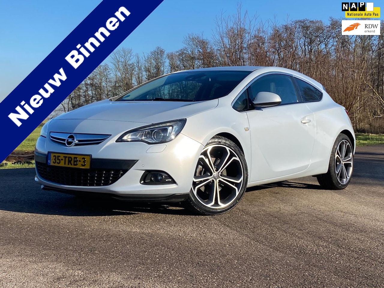 Opel Astra GTC - 1.4 Turbo Sport 3DRS NAVI LEDER-INT AIRCO NAP GOED ONDERHOUDEN - AutoWereld.nl