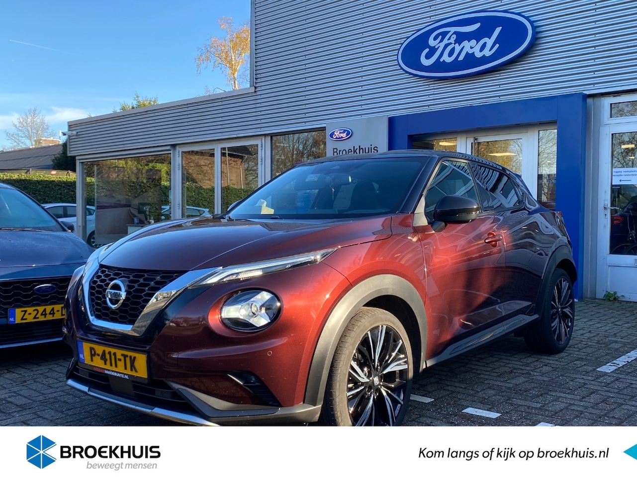 Nissan Juke - 1.0 DIG-T N-Design AUTOMAAT | NAVI | CLIMA | ADAPT. CRUISE | 360 CAMERA | STOELVERWARMING - AutoWereld.nl