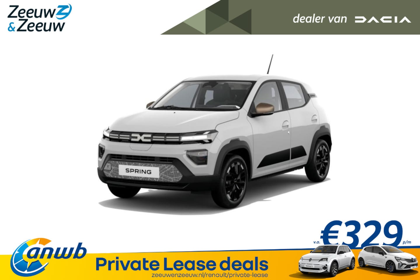 Dacia Spring - (ANWB Private Lease Actie v.a. € 259,-) Extreme 65 | Wij maken graag een Private Lease off - AutoWereld.nl