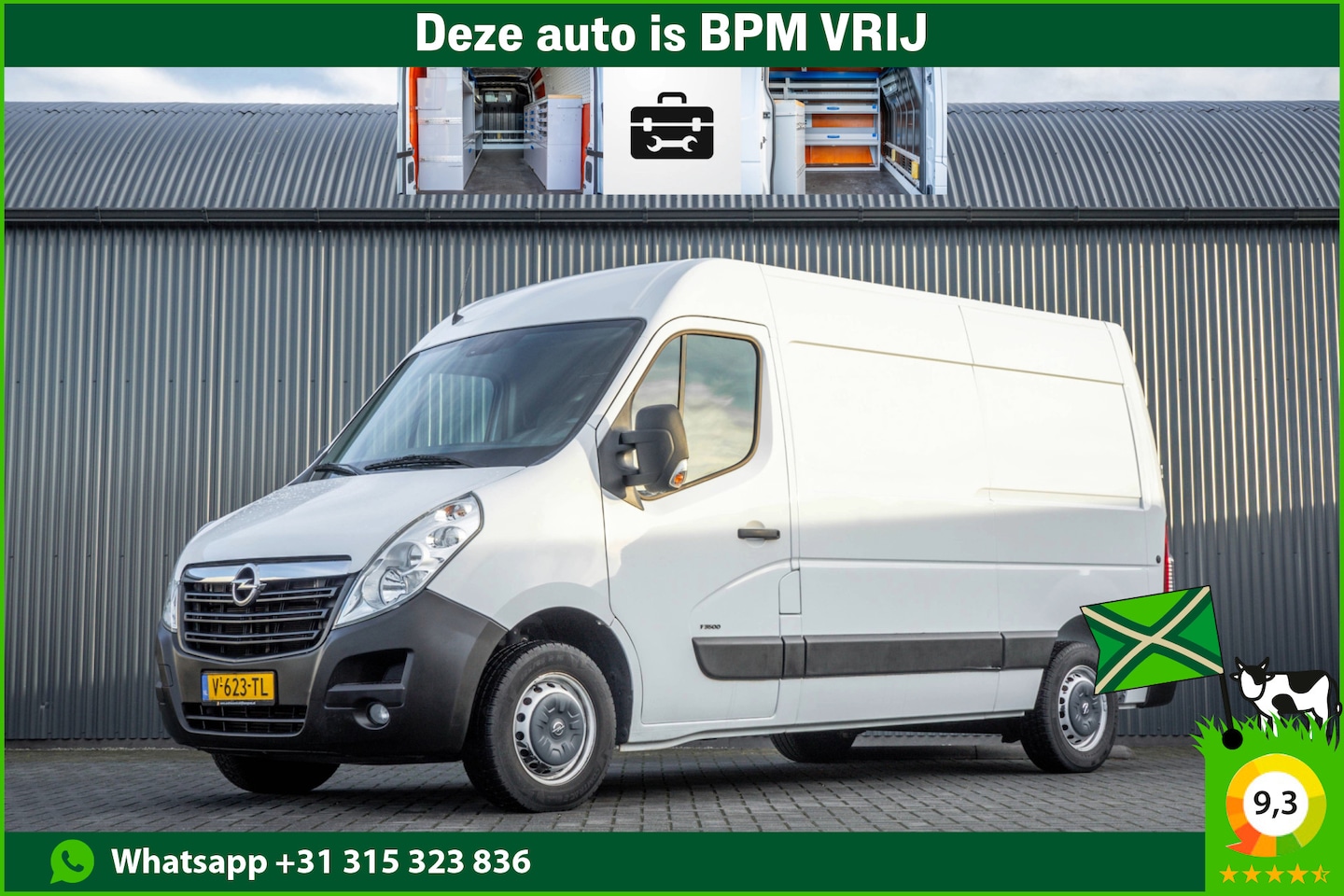 Opel Movano - 2.3 CDTI L2H2 | Euro 6 | 131 PK | Inrichting | Cruise | Climate - AutoWereld.nl