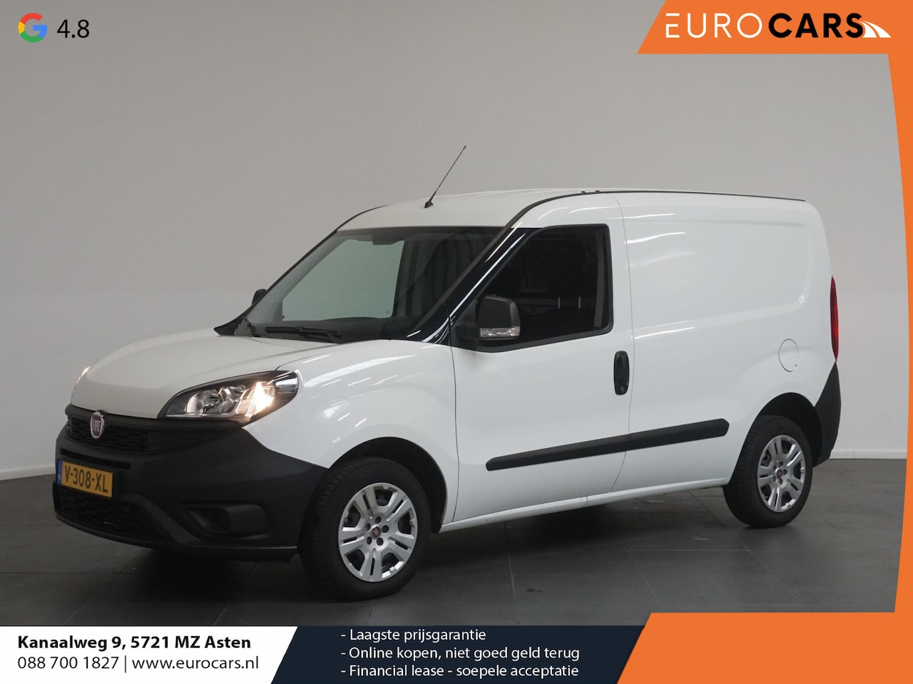 Fiat Doblò Cargo - 1.3 MJ L1H1 Actual Airco Bluetooth Schuifdeur Trekhaak - AutoWereld.nl