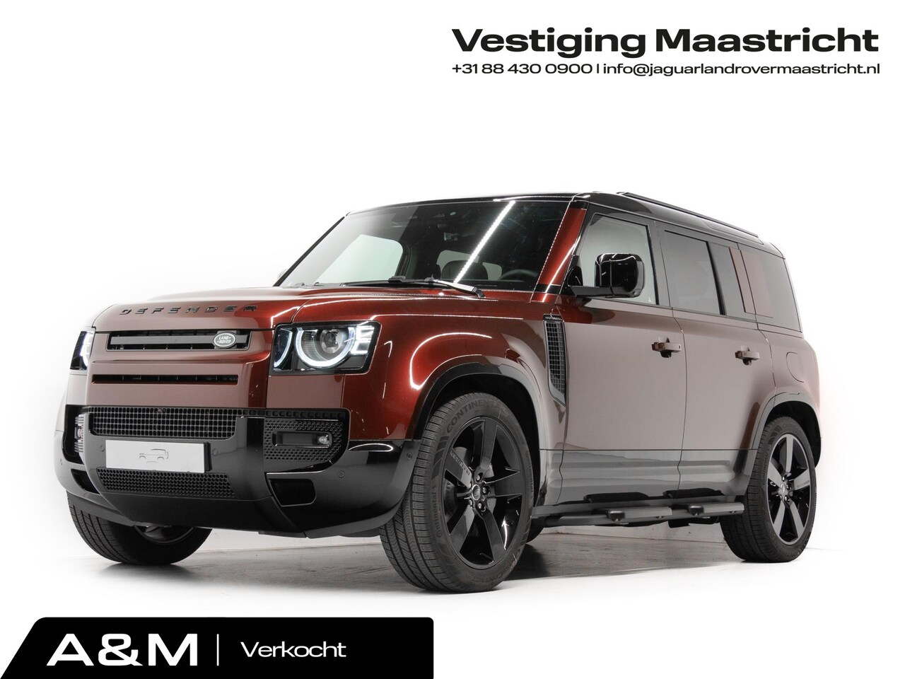 Land Rover Defender 110 - P300e 110 Sedona Edition Unieke Limited Edition - Sedona Red - AutoWereld.nl