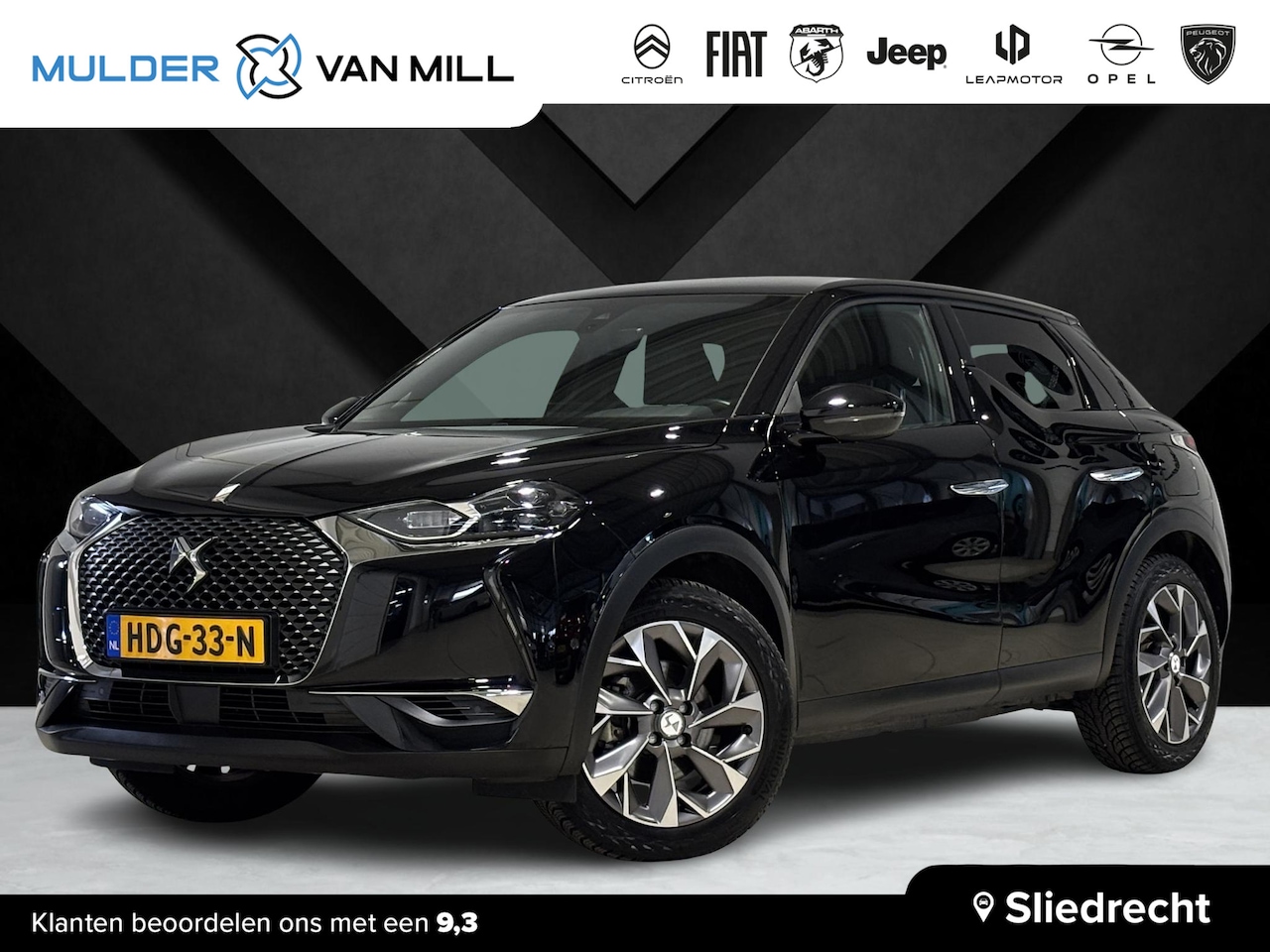 DS 3 Crossback - SUV Grand Chic Opéra EV 3-FASEN 50kWh 136pk | DS MATRIX LED | NAVI | ADAPTIVE CRUISE | ZWA - AutoWereld.nl