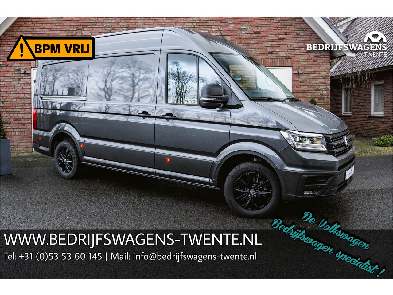 Volkswagen Crafter - 2.0 TDI 177PK Automaat L3H3 Comfortline 2x Schuifdeuren LED | NAVI | Ergo. bestuurdersstoe - AutoWereld.nl