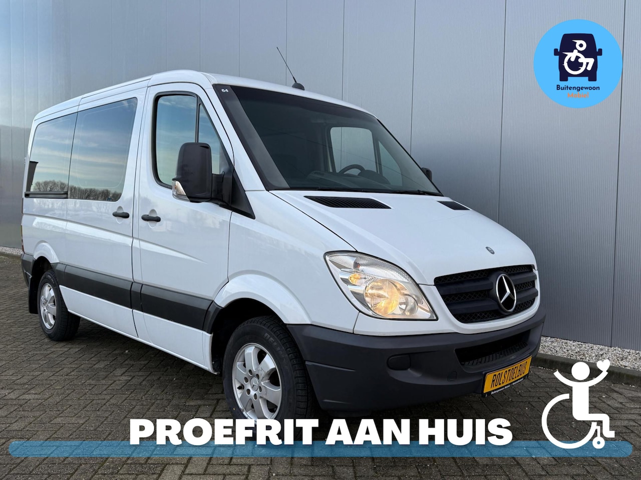 Mercedes-Benz Sprinter - Rolstoelbus Zelfrijder Airco Rolstoellift - AutoWereld.nl