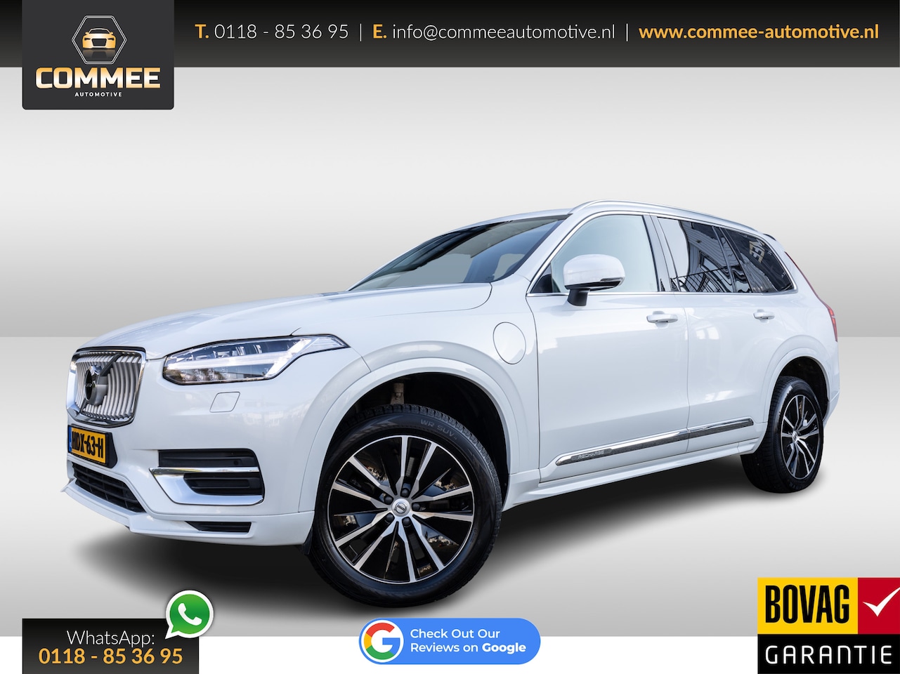 Volvo XC90 - 2.0 T8 Recharge AWD Inscription Expression ✅Pano✅Luchtvering✅Trehaak✅HUD✅Pilotass✅ACC - AutoWereld.nl