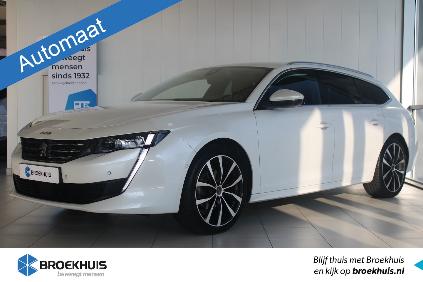 Peugeot 508 SW - 1.6 Turbo 180-PK EAT8 Allure Avantage AUTOMAAT PARKEERCAMERA | FULL LED | NAVI | ADAPTIVE - AutoWereld.nl