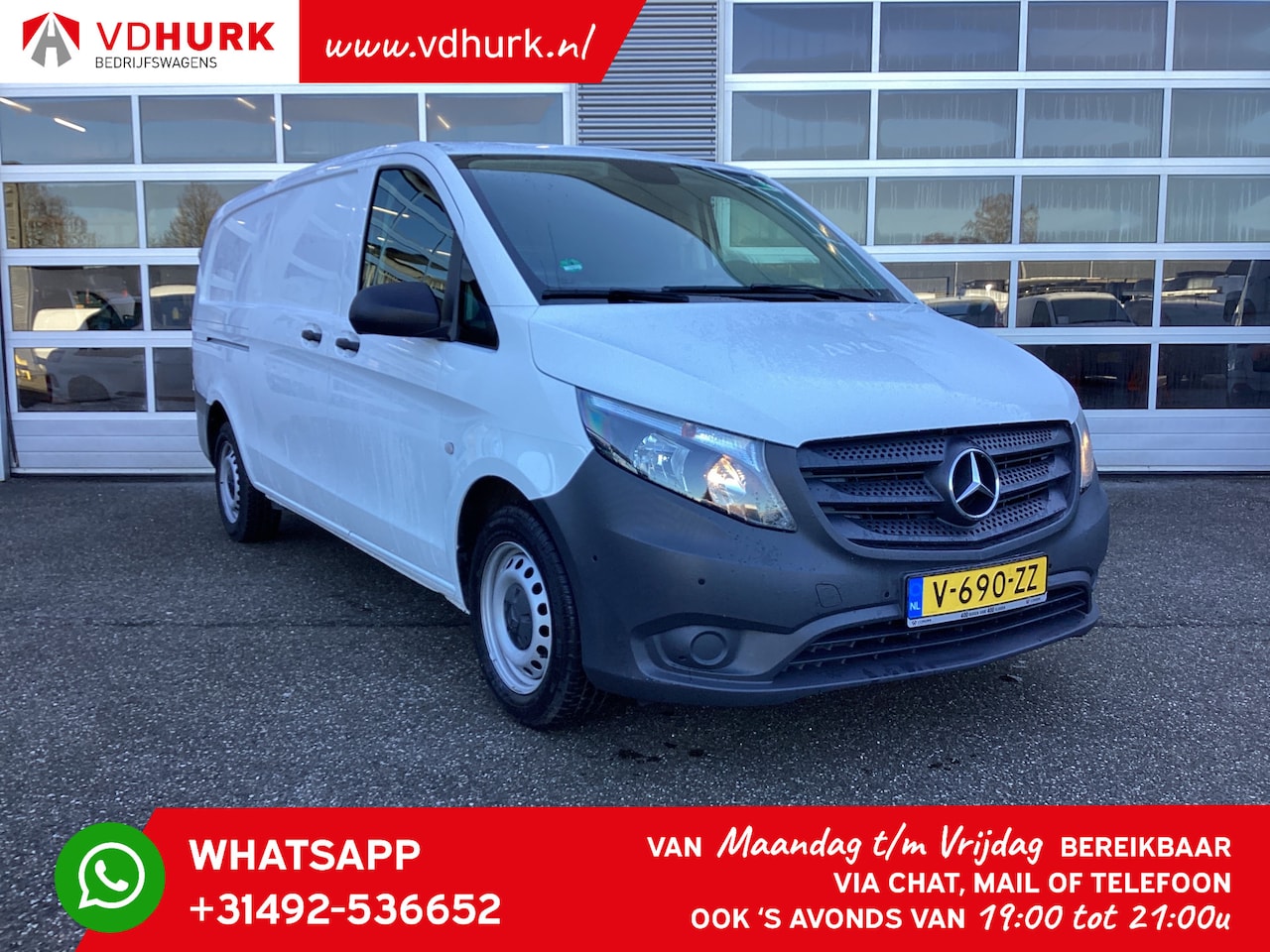 Mercedes-Benz Vito - 114 CDI Aut. L3 BPM VRIJ! NL Auto/ Cruise/ PDC/ Airco/ Camera - AutoWereld.nl