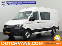 Volkswagen Crafter - 2.0TDI 177PK L3H3 Dubbele Cabine | 3000Kg Trekhaak | Camera | Multimedia | 6-Persoons