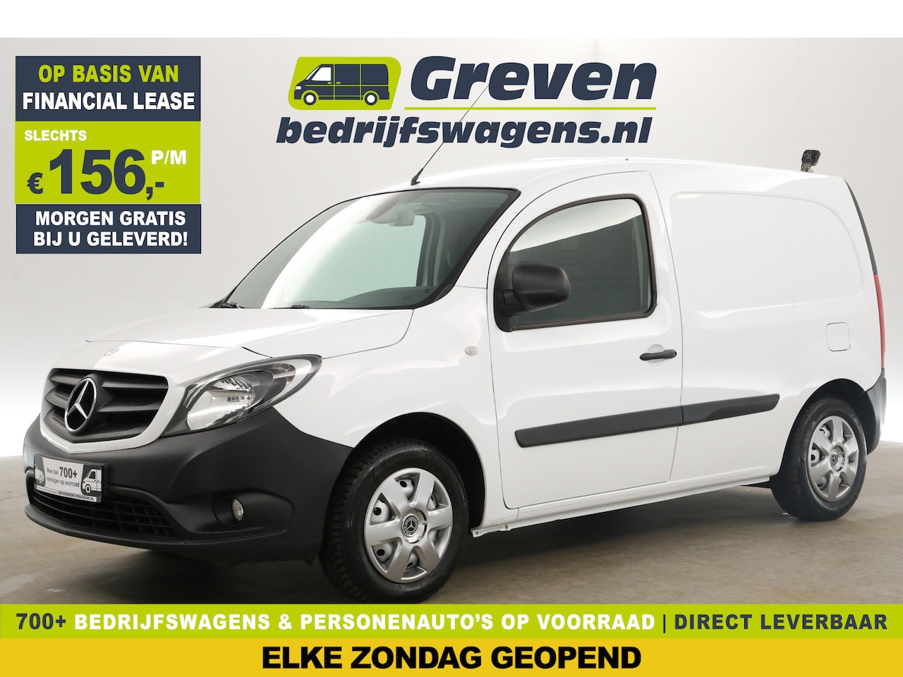 Mercedes-Benz Citan - 109 CDI BlueEFFICIENCY L1H1 Airco Cruise Stoelverwarming Elektrpakket Schuifdeur Trekhaak - AutoWereld.nl